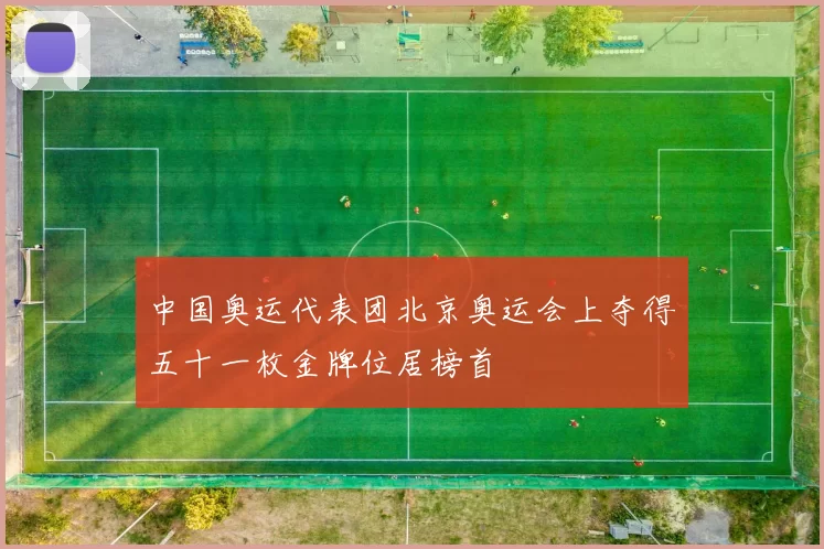 中国奥运代表团北京奥运会上夺得五十一枚金牌位居榜首