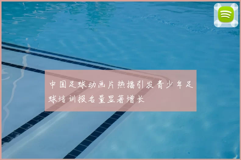中国足球动画片热播引发青少年足球培训报名量显著增长